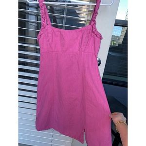 Zara XS ruffled mini dress